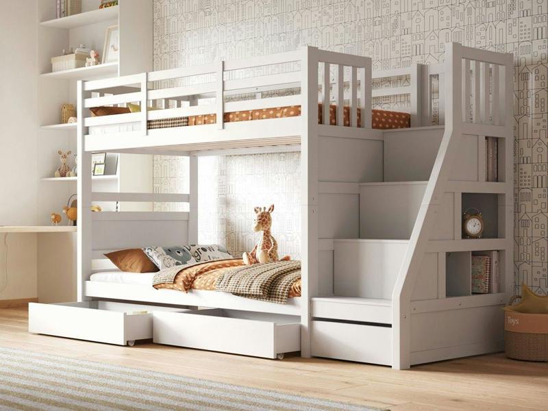 Flair Lunar Staircase Bunk Bed with Storage