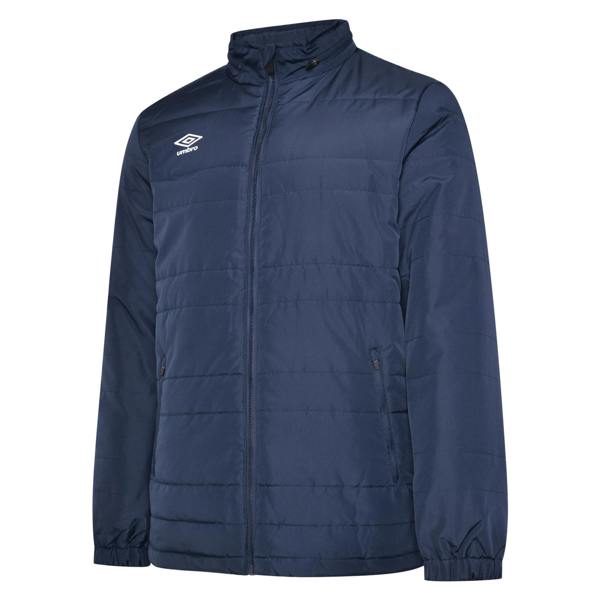 Umbro Childrens/Kids Club Essential Bench Jacket - Dark Navy - 