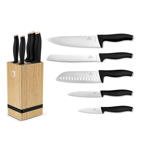 Berlinger Haus BH2970 6-Piece Knife Set with Bamboo Stand