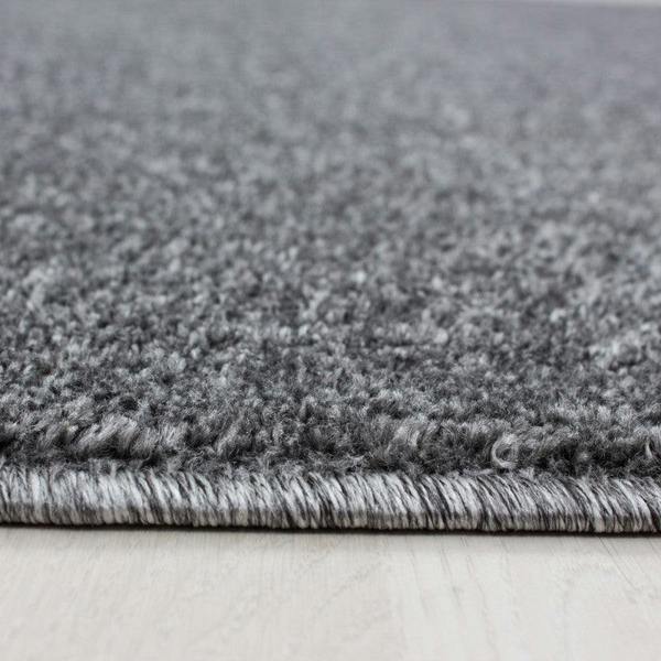 Dark Grey Rug Plain Monochrome Soft Carpet Large XL Small Bedroom Living Room Area Floor Mat