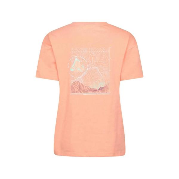 Mountain Warehouse Womens/Ladies Techy Mountain Relaxed Fit T-Shirt - Light Pink - 