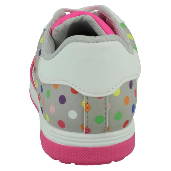 Spot On Girls Spot On Polka Dot Trainers H2651