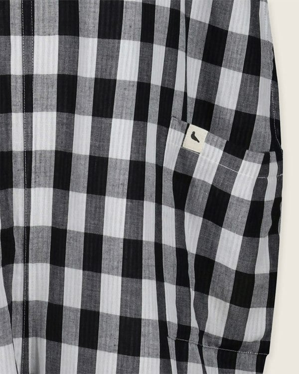 Grace Multicolour Check Print Reversible Wide Leg Jumpsuit - image 6