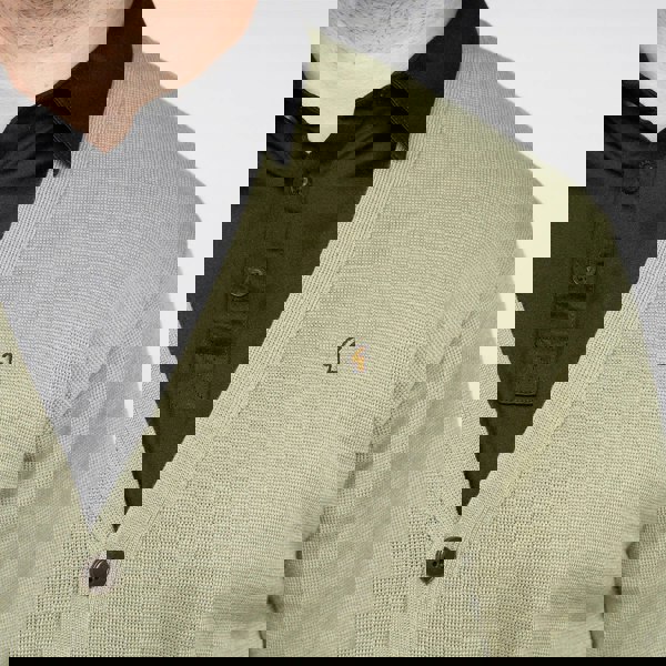 Gabicci G00K02 Mens Button Thru Cardigan Gabicci Classic - OLIVE