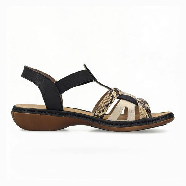 Rieker Rieker 65918-92 Womens Ankle Strap Sandals Multi