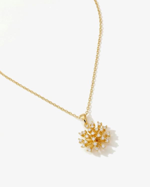 Elk & Bloom 14K Gold 11:11 Universal Sign Pendant Necklace
