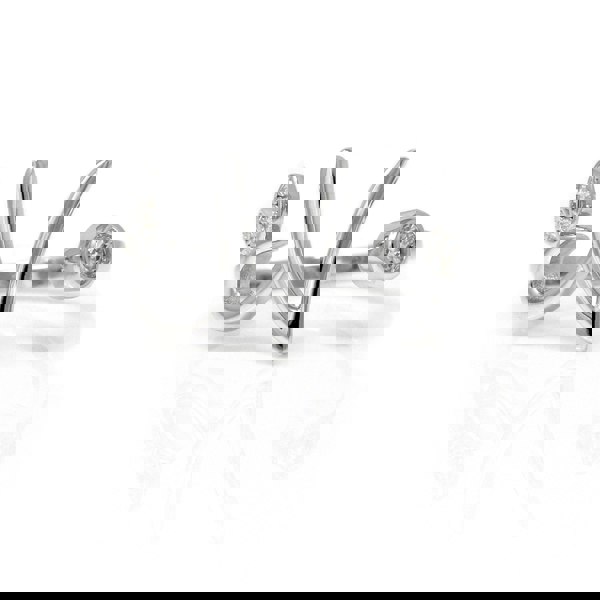 Say It With Adjustable Winged Initial Ring - Sterling Silver