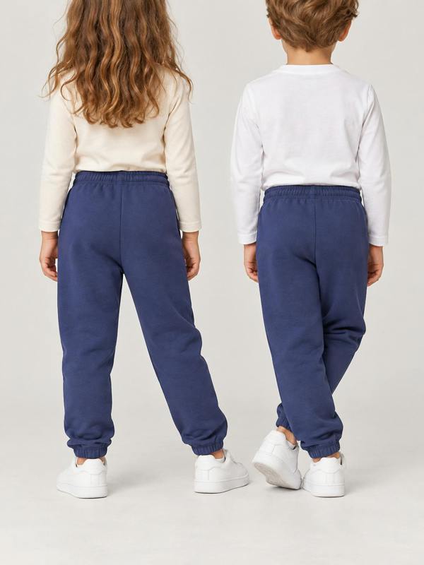 Childsplay Kids Cotton Joggers in Navy