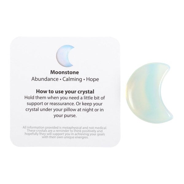 Serano Stay Wild Opalite Crystal Moon in a Bag