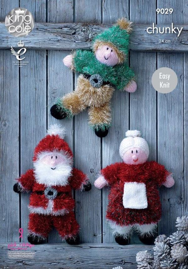 King Cole Tinsel Knitting Pattern 9029, Toys - Advanced