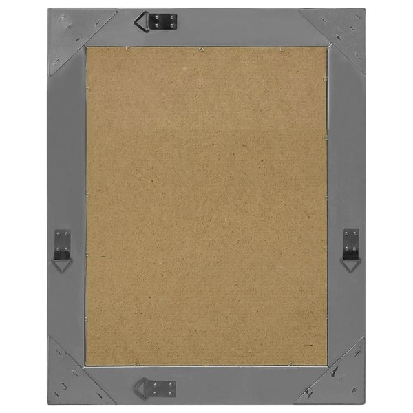 Berkfield Wall Mirror Baroque Style 50x60 cm Black