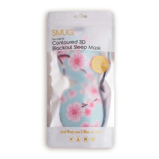 SMUG Contoured 3D Blackout Sleep Mask - Cherry Blossom Print