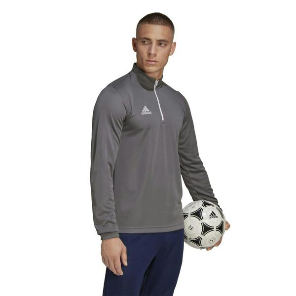 Adidas Mens Logo Polyester Track Top - Grey - 