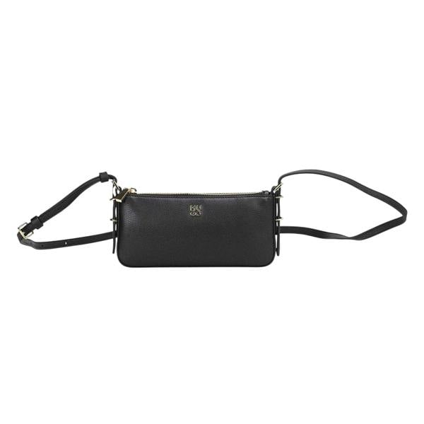 Hugo Womens/Ladies Logo Leather Crossbody Bag - Black - 