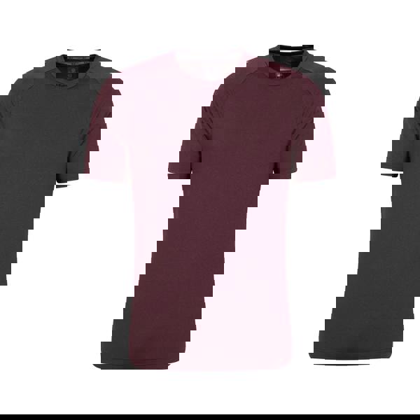 Mountain Warehouse Mens Agra Melange T-Shirt - Dark Purple - 