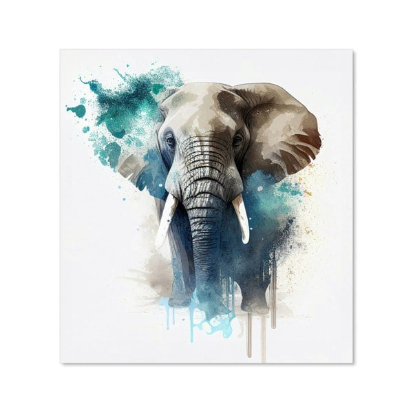 Warren Reed - Designer Majestic Elephant Splashart Kitchen Splashback