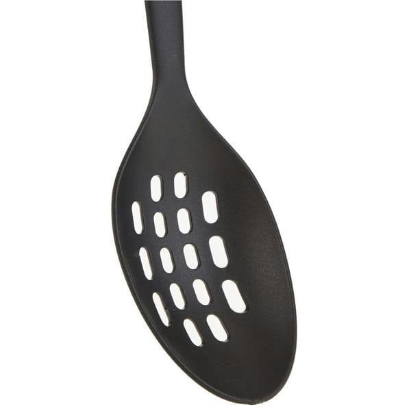 Tefal Comfort Slotted Spoon Heat Resistant Non-Scratch Kitchen Tool Black