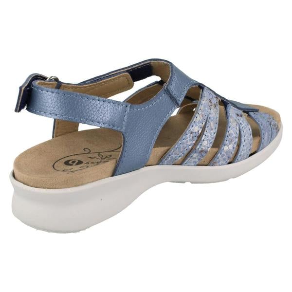 DB Shoes Ladies DB Wide Fit Stretch Sandal With A Removable Insole Treasure