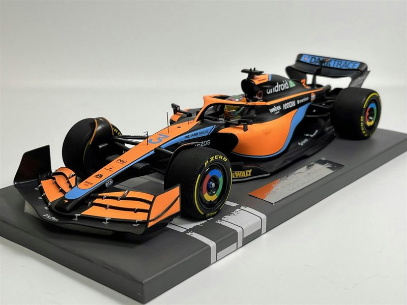 Minichamps Daniel Ricciardo #3 McLaren F1 Team MCL36 Bahrain GP 2022 1:18 Scale Minichamps 537221803