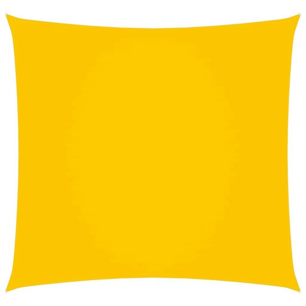Berkfield Sunshade Sail Oxford Fabric Square 6x6 m Yellow