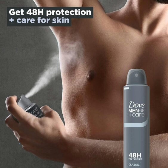 Dove Men+Care Antiperspirant Deodorant Classic 24x200ml, 48H Sweat Protection