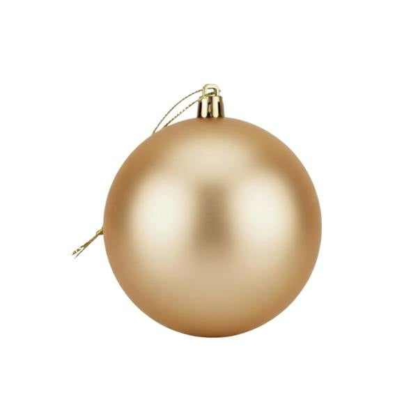 2cm Matte Champagne Christmas Bauble for Elegant Home and Tree Decorations image 1