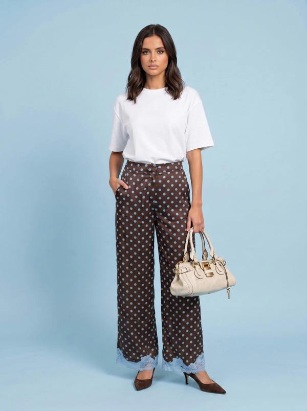 Urban Bliss Lace Spot Trouser