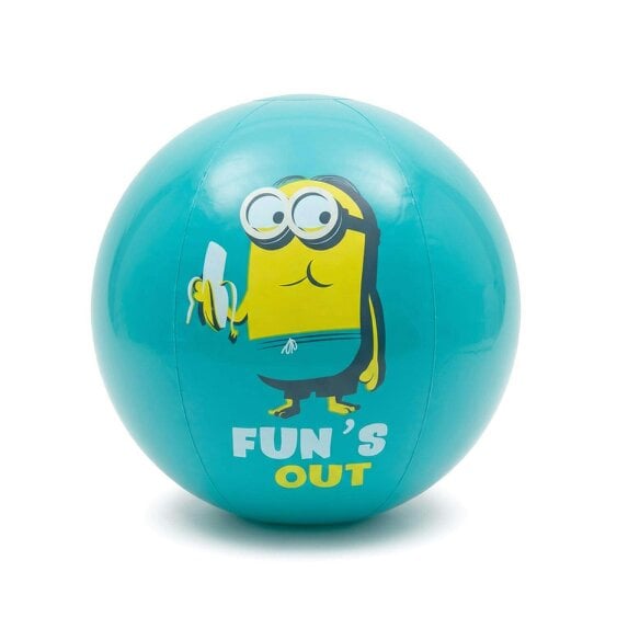 Onomato! Minions Inflatable Beach Ball 28cm Diameter Blue