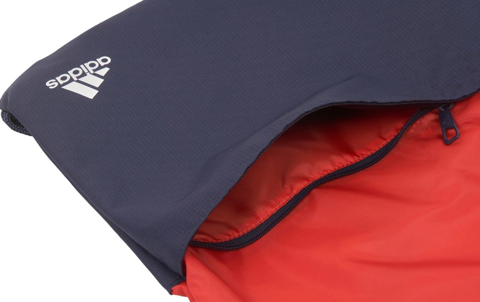 Adidas Gym Bag Zipped Front Pocket Red/Navy