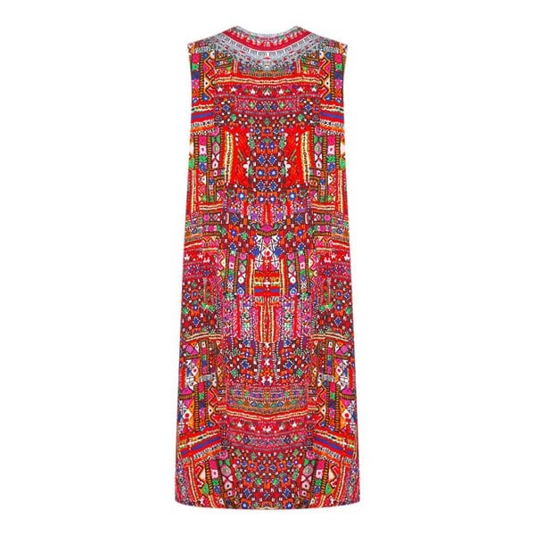 Inoa Banjara 12003 Print Multicoloured Reversable Long Shrug Cover Up