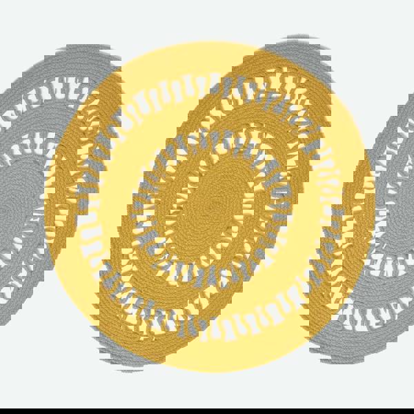 HOMESCAPES Crochet Braided Rug