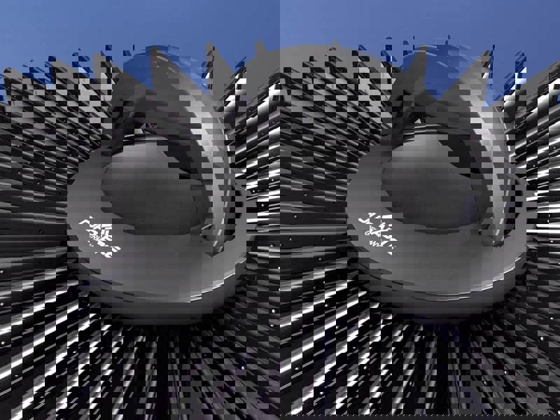 Durable SHERPA CAROUSEL 360 Desk Display Panel Stand | 40 Panels | A4 Black