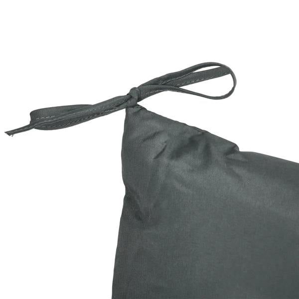 Dark grey fabric tie rope for swing cushion fastening