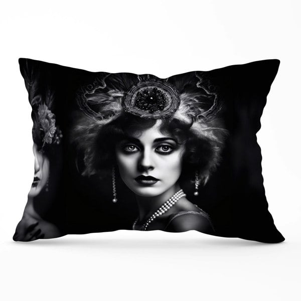 Warren Reed Edwardian Showgirl Splashart Cushions