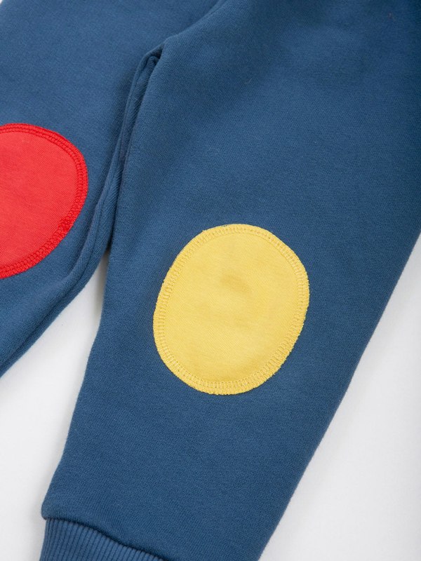 Kite Boys Organic Knee Patch Joggers Navy