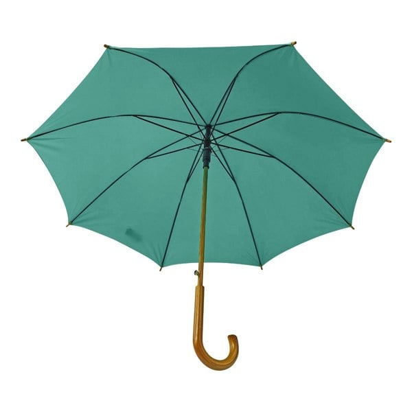 Jollybrolly Wood Stick Walking Umbrella - Aquamarine