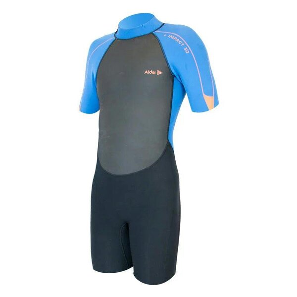 Alder Impact Junior 3/2 Shorty Kids Wetsuit - Pacific
