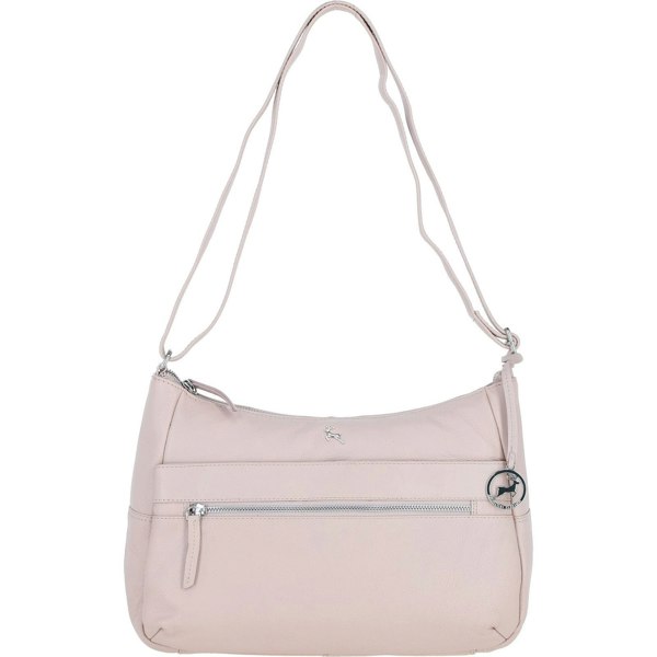'Meath' Real Leather Shoulder Bag: meath