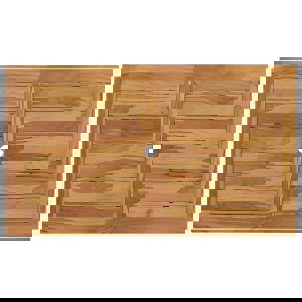 Berkfield Folding Garden Table 120x70x75 cm Solid Teak Wood