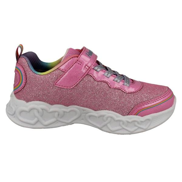Skechers Girls Skechers Light Up Trainers Love Prism 303751