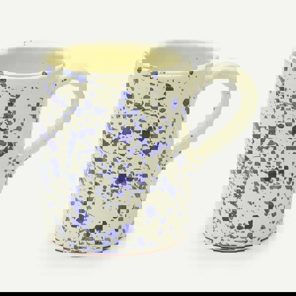 Hot Pottery Coffee Mug Blueberry