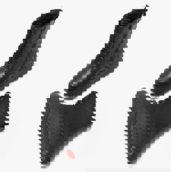 FitFlop F-MODE FLATFORM Womens Ankle Boots All Black