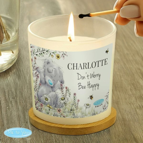 Personalised Memento Company Personalised Me to You Bees Scented Jar Candle