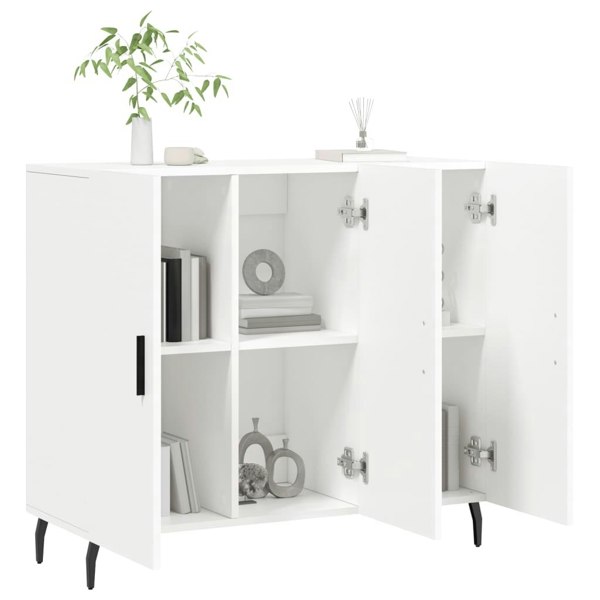 Berkfield Sideboard White 90x34x80 cm Engineered Wood