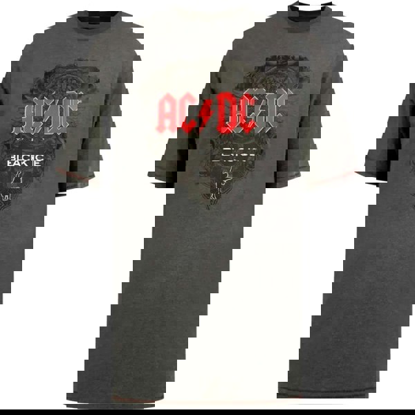 Duke Mens D555 Clydebank Black Ice AC/DC Kingsize T-Shirt - Charcoal Marl