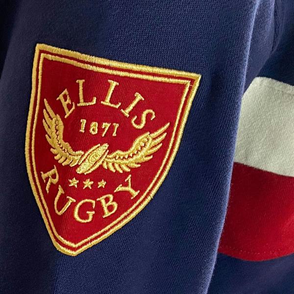 Ellis Rugby 1968 France Rugby Sweatshirt Zipper Grand Slam