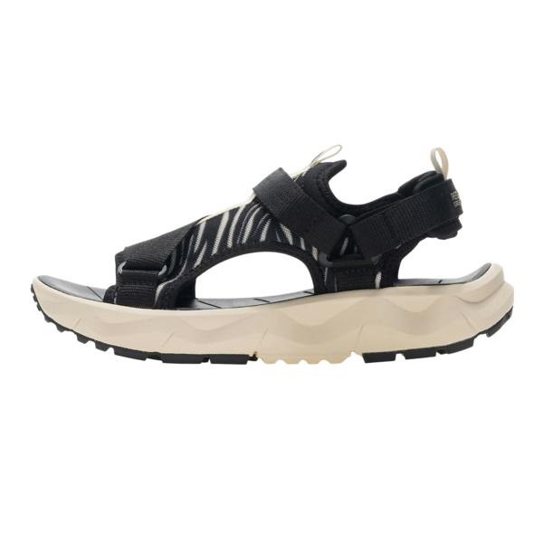 Regatta Womens/Ladies Lito Zebra Print Sandals - Black/White - 
