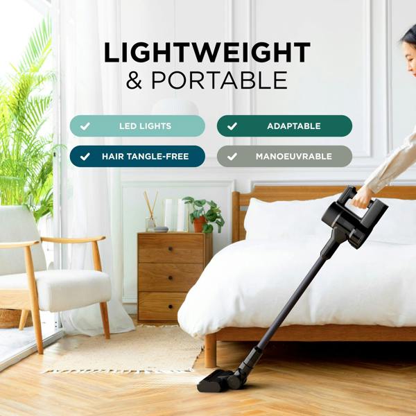 DMD Collective Cordless Stick Vacuum Cleaner with HEPA Filter & LED Brush