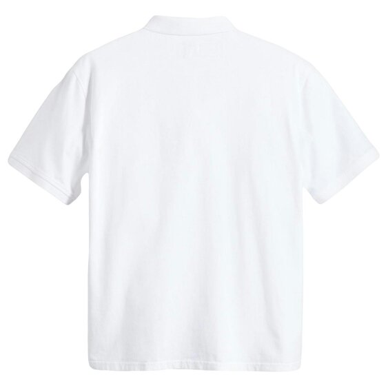 Ben Sherman Mens Cotton Relaxed Fit Polo Shirt - Bright White
