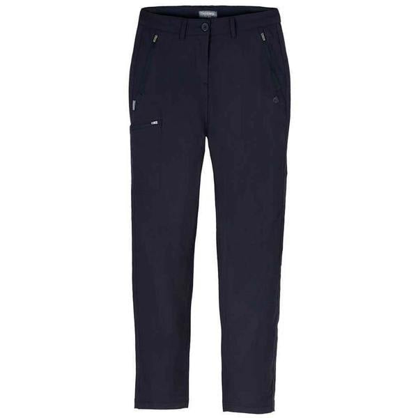 Craghoppers Womens/Ladies Expert Kiwi Pro Stretch Hiking Trousers - Dark Navy - 